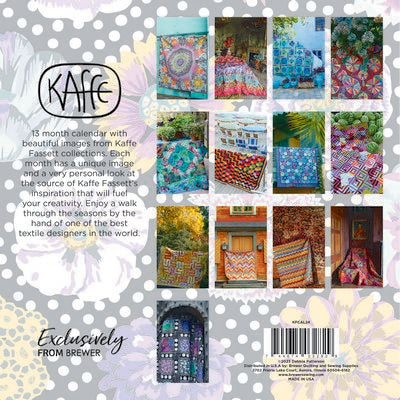 A Year of Color With Kaffe Fassett 2024 Wall Calendar