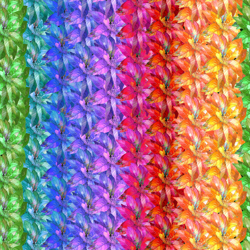 Yuletide Blooms X5552-681 Ombre by Marlies Janssen for Hoffman Fabrics