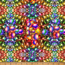 Yuletide Blooms X5555-181 Rainbow by Marlies Janssen for Hoffman Fabrics