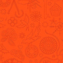 Sun Print 2020  A-9256-O Embroidery Pumpkin