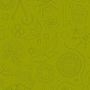 Sun Print 2020  A-9256-V Embroidery Olive