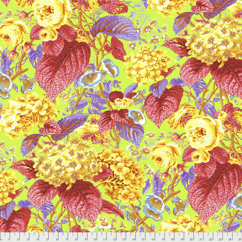 Rose and Hydrangea  PWPJ097.CITRUS - Fat Quarter