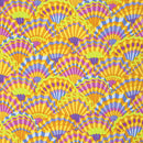 Paper Fans  PWGP143.YELLOW