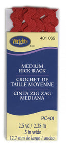 Medium Rick Rack - Red