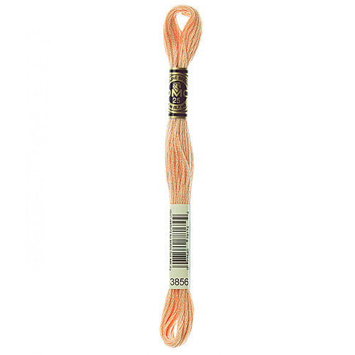 DMC Floss,Size 25, 8.7 yards per skein - 3856 Ultra Very Light Mahogany