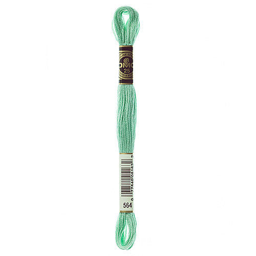 DMC Floss,Size 25, 8.7 yards per skein - 564 Very Light Jade