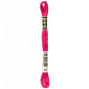 DMC Floss,Size 25, 8.7 yards per skein - 601 Dark Cranberry