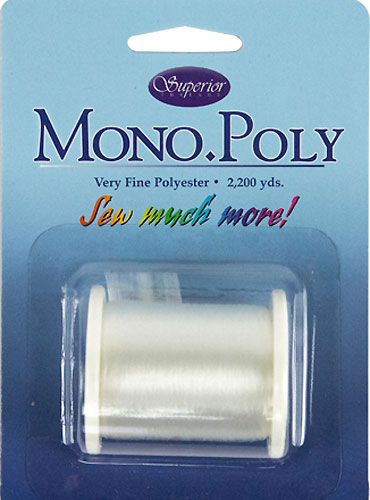 MonoPoly Invisible Polyester Thread - Clear