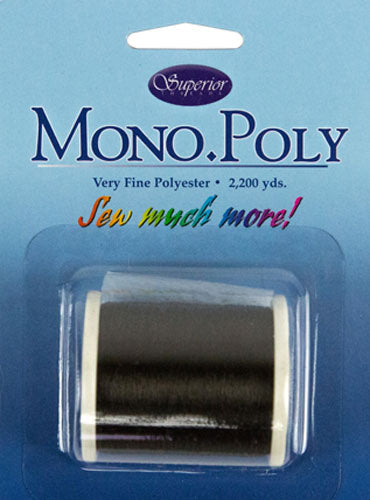 MonoPoly Invisible Polyester Thread - Smoke