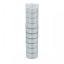 Fil-Tec Class L Clear Quilt 50 wt Egyptian Cotton 75 yd. Pre-Wound Bobbins, Tube of 10 Bobbins  - Light Grey