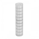 Fil-Tec Class L Clear Quilt 50 wt Egyptian Cotton 75 yd. Pre-Wound Bobbins, Tube of 10 Bobbins  - White