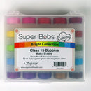 Super Bobs MasterPiece 2-ply Cotton Prewound Bobbins - Class 15 Bobbins - Bright (By Special Order: Read description for full details)