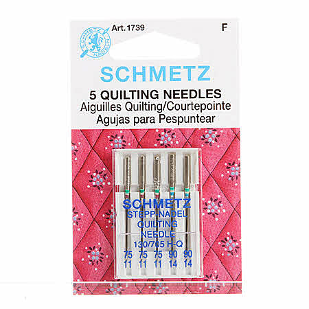 Schmetz Quilting Machine Needles - Assorted Sizes 75/11 & 90/14
