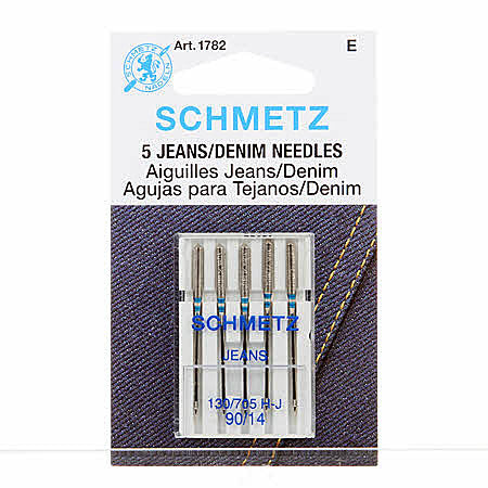 Schmetz Denim/Jeans Machine Needles - Size 90/14