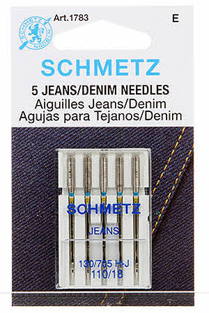 Schmetz Denim/Jeans Machine Needles - Size 110/18