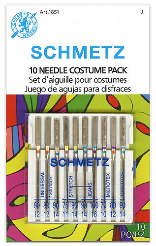 Schmetz 10 Needle Costume Pack