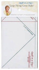 Quilt In A Day - Large Flying Geese Ruler - 4½" X 8½"