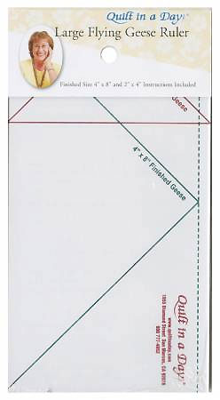 Quilt In A Day - Large Flying Geese Ruler - 4½" X 8½"