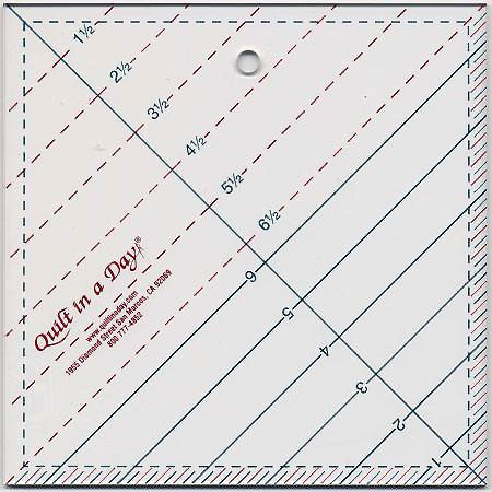 Triangle Square Up Ruler - 6½"