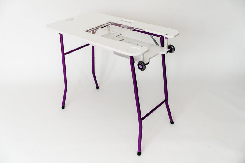 SewEzi Portable Sewing Table with Free Acrylic Custom Insert and Cover/Carry Case