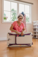 SewEzi Portable Sewing Table with Free Acrylic Custom Insert and Cover/Carry Case