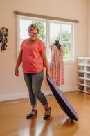 SewEzi Portable Sewing Table with Free Acrylic Custom Insert and Cover/Carry Case