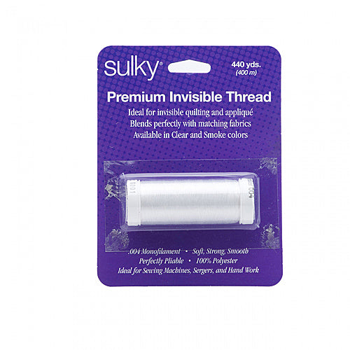 Sulky Invisible Polyester Thread - Clear