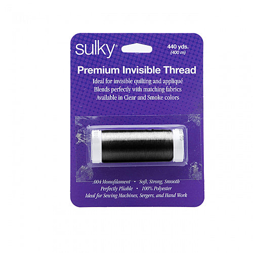 Sulky Invisible Polyester Thread - Smoke