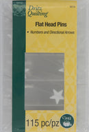 Flat Head Numbered & Directional Pins