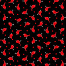 You Make My Heart Happy GAIL-C7743 BLACK Little Red Birds