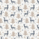 Snow Gnomes HOLIDAY-C7474 CREAM Rustic Reindeer