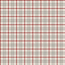 West Creek Wovens W23905-11 Grimsby Off-White Red 88.8% Cotton/11.2% Polyester
