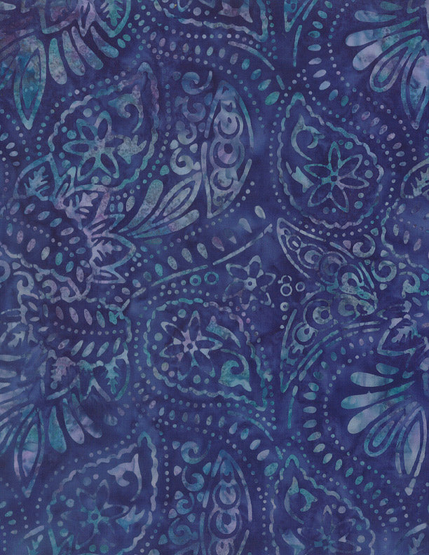 Packed Paisley 1400 22243 646 Blue/Purple