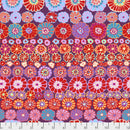 Row Flowers PWGP169.REDXX - Fat Quarter