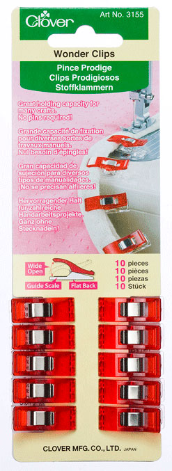 Wonder Clips - Red - 10 Count