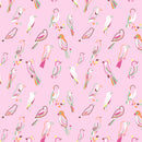 Contemporary Birds Jersey J46 95% Cotton/5% Elastane 57"-59" wide