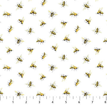 Scented Garden 23973-10 White Multi Tossed Bees