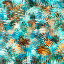 Prehistoric 27993-Q Turquoise Crosshatch