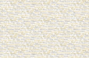 White Christmas Stonehenge 24204M-11 Neutral Gold Words