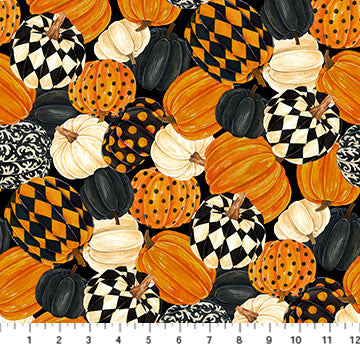 Black Cat Capers 24116-99 Black Multi Packed Pumpkins