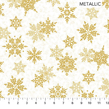 Shimmer Frost 24195M-10 White Gold Large Snowflakes
