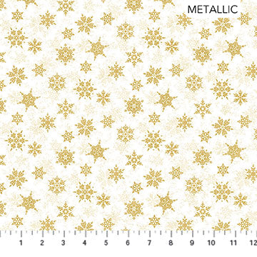 Shimmer Frost 24196M-10 White Gold Small Snowflakes