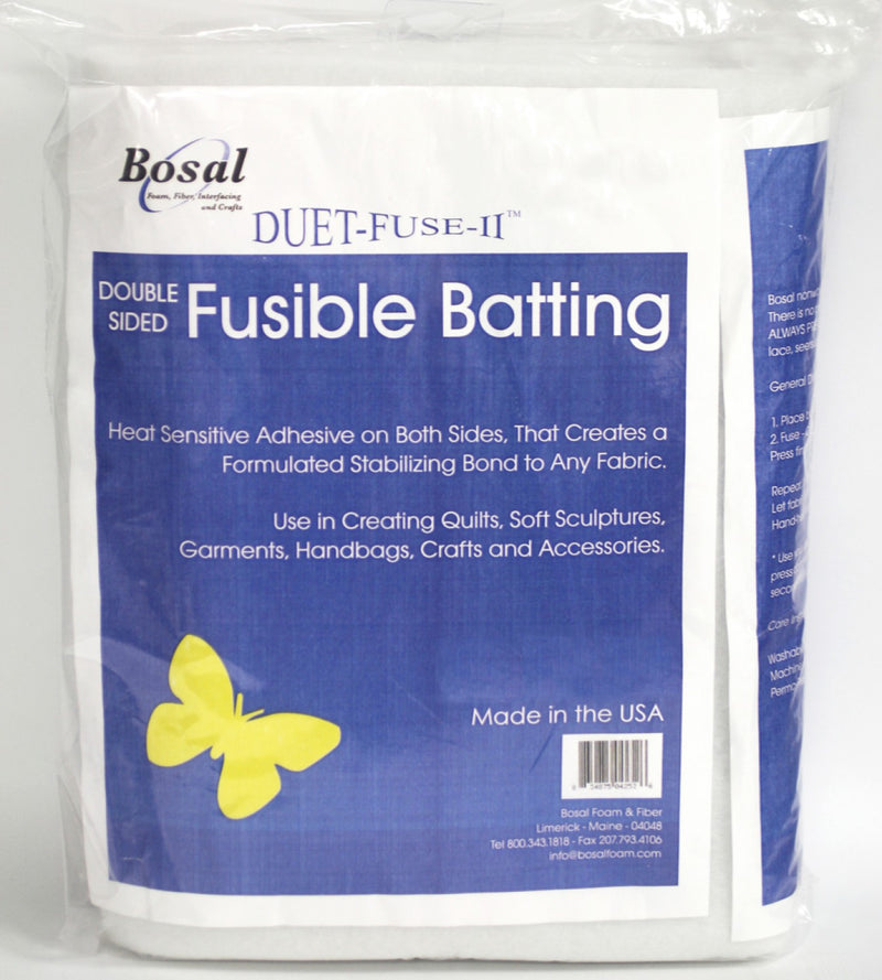 Duet Fuse II Double Sided Fusible Batting - 45 Inch Wide