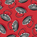 Soho Sushi 1593-88 Red Tea Pots
