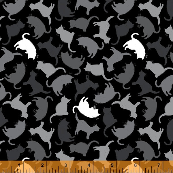 Mod Cats 52608-3 Soft Black Kitty Silhouettes