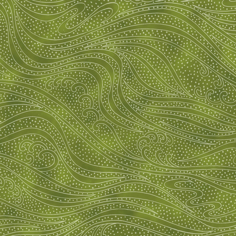 Color Movement 1MV-20 Pine by Kona Bay for In The Beginning Fabrics