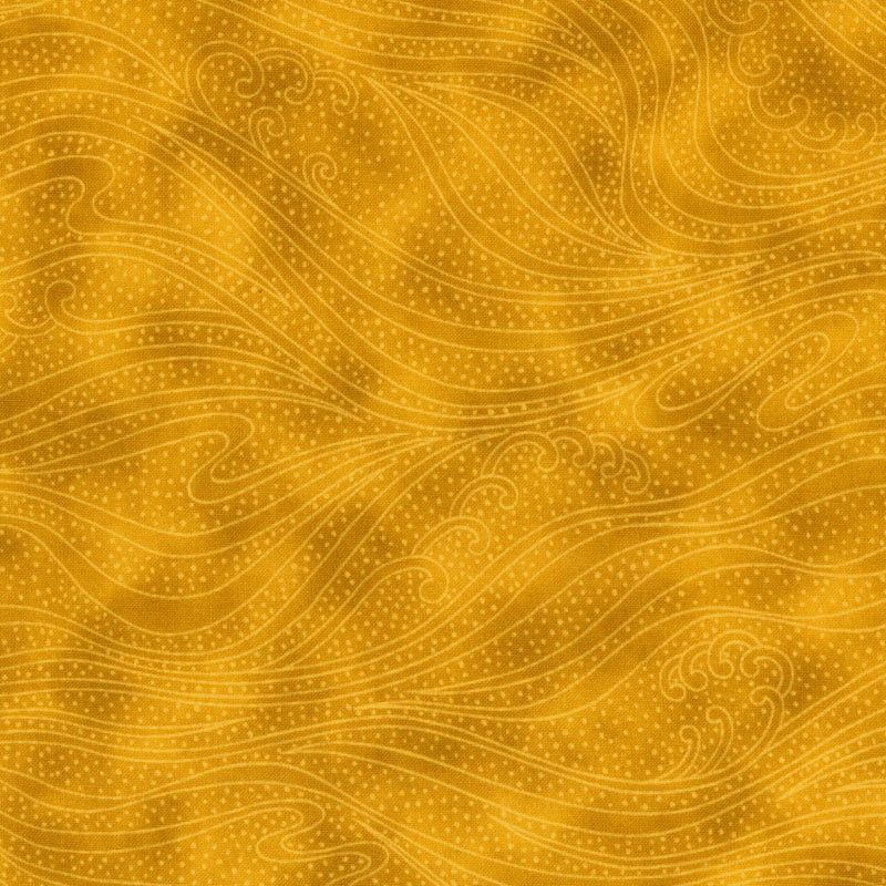 Color Movement 1MV-28 Yellow by Kona Bay for In The Beginning Fabrics