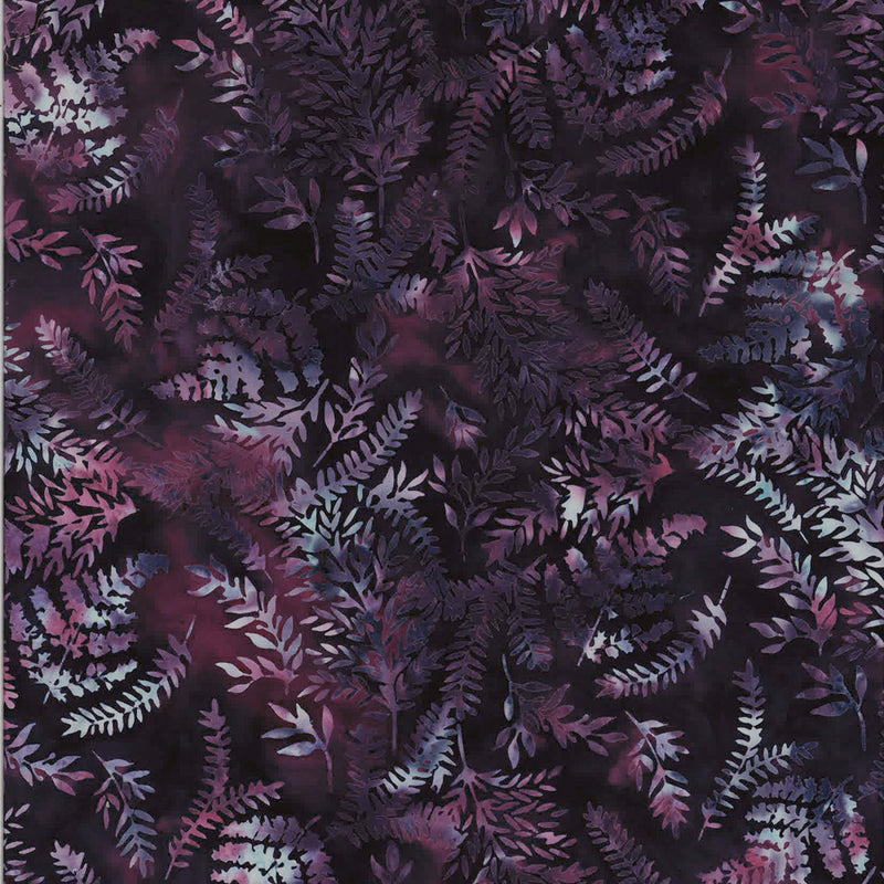 Fanciful Fuchsia Batik T2378-45 Grape