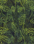 Floating Leaves Batik 1400 22178 759 Dk. Green
