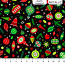Christmas Magic 10025M-99 Baubles Black